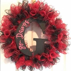 Georgia Dawgs deco Mesh Wreath